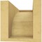 Ekena Millwork 5"W x 10"D x 5"H Wide Stockport Rough Cedar Woodgrain TimberThane Corbel, Primed Tan CORUR05X10X05STORCPR - alternate 6